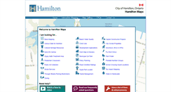 Desktop Screenshot of map.hamilton.ca