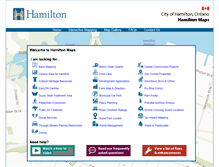 Tablet Screenshot of map.hamilton.ca