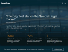 Tablet Screenshot of hamilton.se