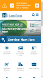 Mobile Screenshot of hamilton.ca